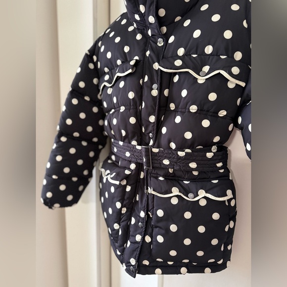Rachel Antonoff CUPCAKE PUFFER POLKA DOT Size Small 🖤🤍 - Picture 9 of 11